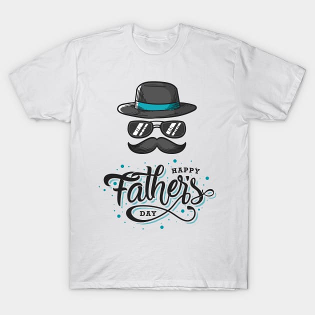 Happy Fathers Day T-Shirt T-Shirt by Design Storey